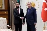 دیدار اردوغان با جولانی+ فیلم