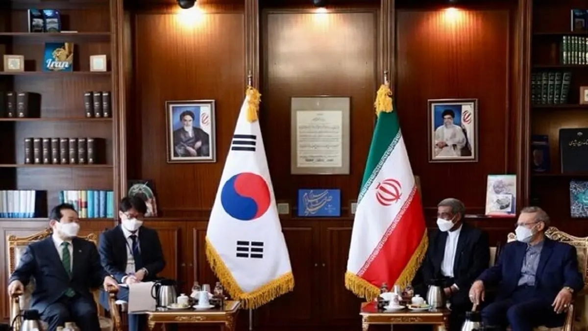 دیدار نخستوزیر کره جنوبی با علی لاریجانی