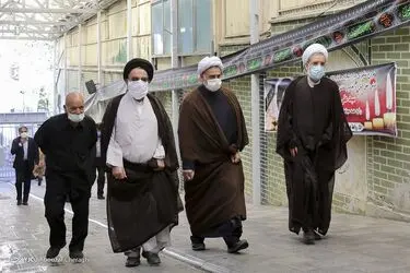 مراسم تشییع حجت الاسلام محتشمی پور