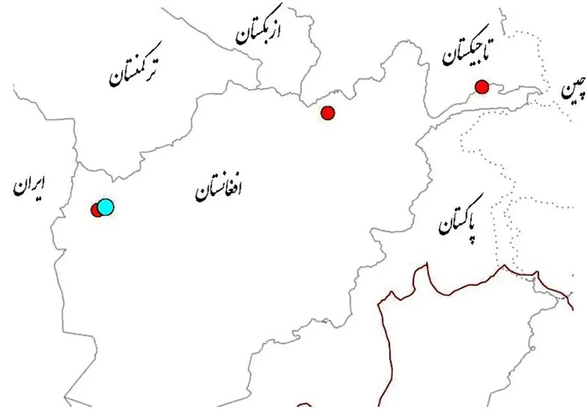 افغانستان ۴ بار لرزید