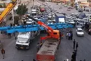 آتش‌سوزی اسکانیا در جاده کرج – قزوین