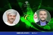 
جزئیات تماس تلفنی وزرای امور خارجه ایران و عمان
