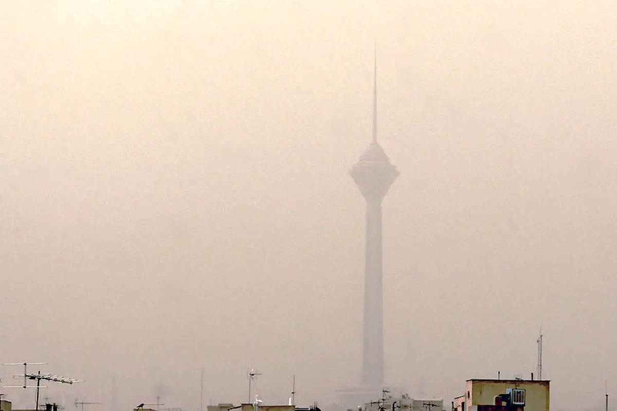 شاخص آلودگی هوا در تهران