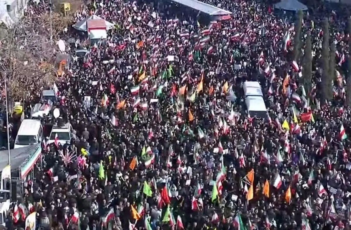 بازتاب تجمع بزرگ مردم ایران در رسانه‌های خارجی 
