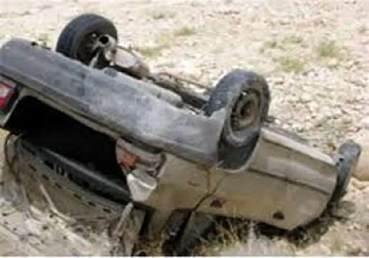 واژگونی پراید با یک فوتی و 2 مصدوم در اتوبان تبریز- زنجان