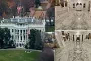تصاویر جدیدی از بازسازی‌های جنجالی در کاخ سفید 