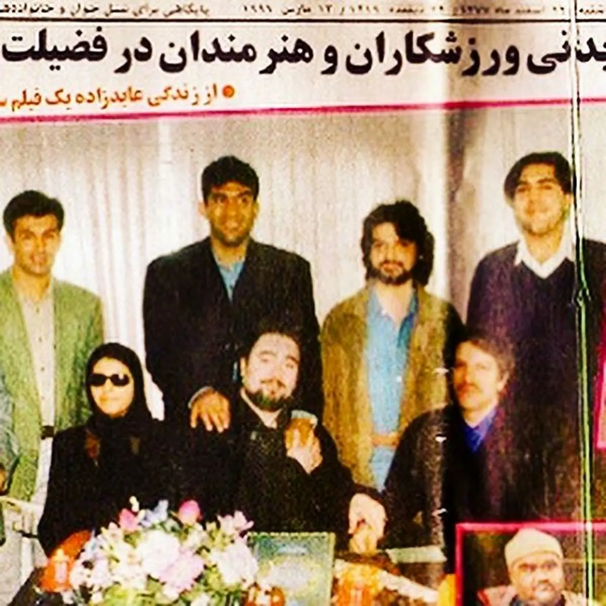 عکس زیرخاکی از خشایار اعتمادی، عابدزاده و مریم حیدرزاده