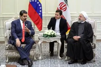 دیدار روحانی با رئیس‌جمهور ونزوئلا