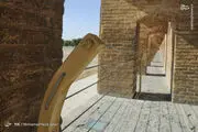 نرده‌کشی در سی‌وسه پل/ عکس