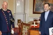 تسلیم استوارنامه سفیر ایران به پادشاه نروژ 