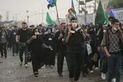  استقبال جالب سربازان مرزبانی از زائران/ عکس