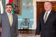 پامپئو در دیدار با وزیر خارجه امارات: باید با نفوذ ایران مقابله کنیم