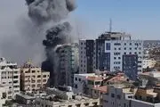 حمله امروز اسرائیل به مناطق مسکونی غزه مقابل پخش زنده تلویزیونی