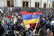 حضور مخالفان نخست‌وزیر ارمنستان در خیابان‌های ایروان
