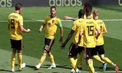  ادن آزارد برترین بازیکن بلژیک-تونس 