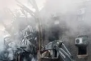 ساختمان مجاور پلاسکو ریزش کرد