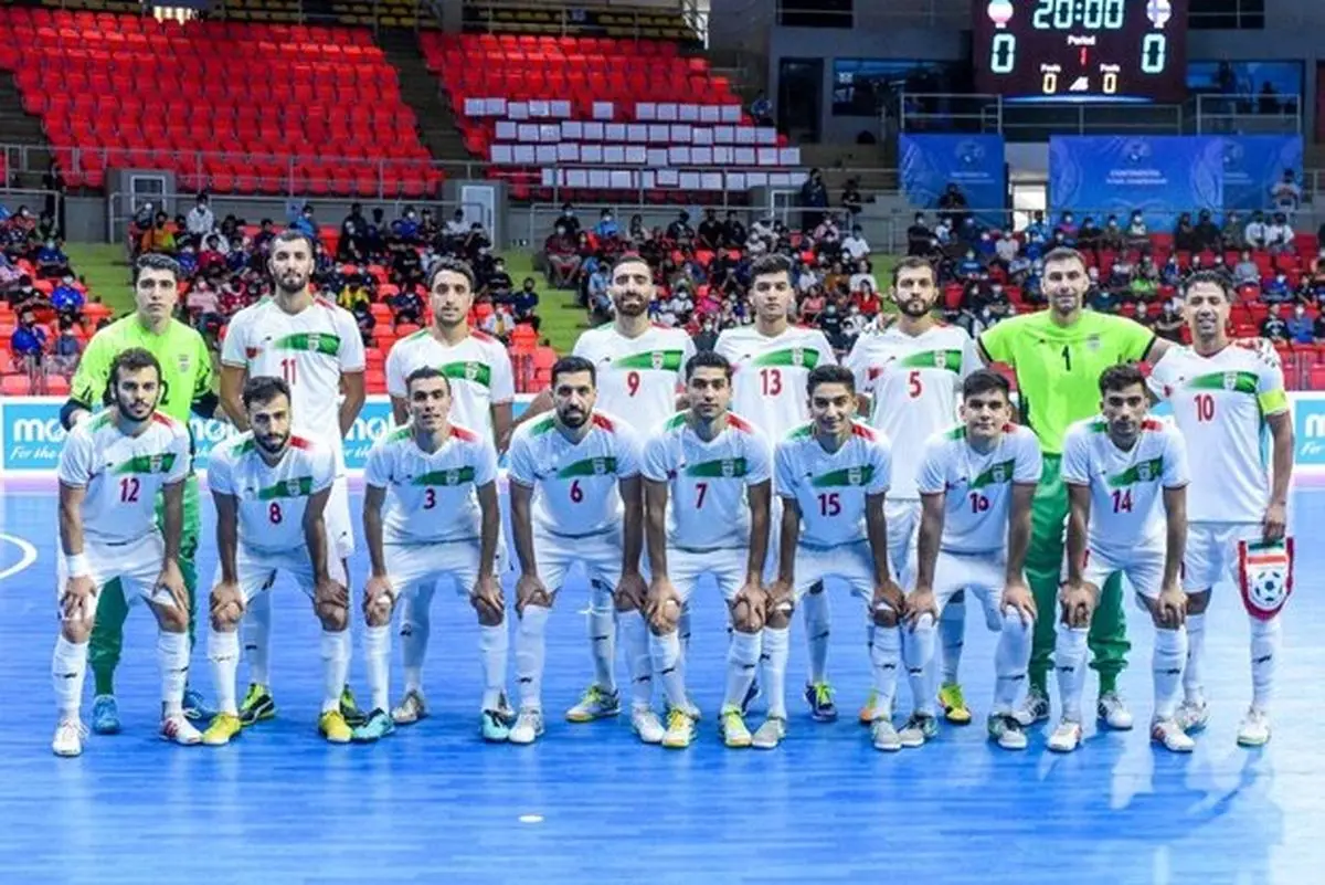 لیست جدید تیم ملی فوتسال ایران در مسابقات قهرمانی آسیا