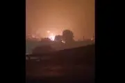نقب اسرائیل جهنم شد| لحظات اصابت موشک ایران در نقب