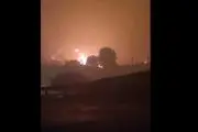 نقب اسرائیل جهنم شد| لحظات اصابت موشک ایران در نقب