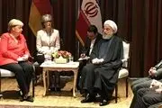 مرکل با روحانی دیدار کرد