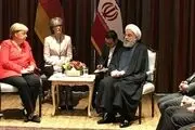 مرکل با روحانی دیدار کرد