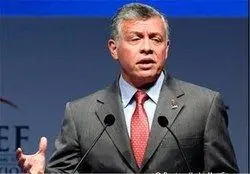 تاکید شاه اردن بر احیای مذاکرات سازش