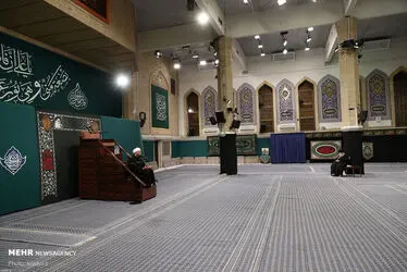 عزاداری شام شهادت حضرت فاطمه ‌زهرا (س) در حسینیه امام خمینی(ره)