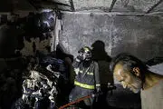 آتش سوزی در انبار پارچه - خیابان مولوی / گزارش تصویری