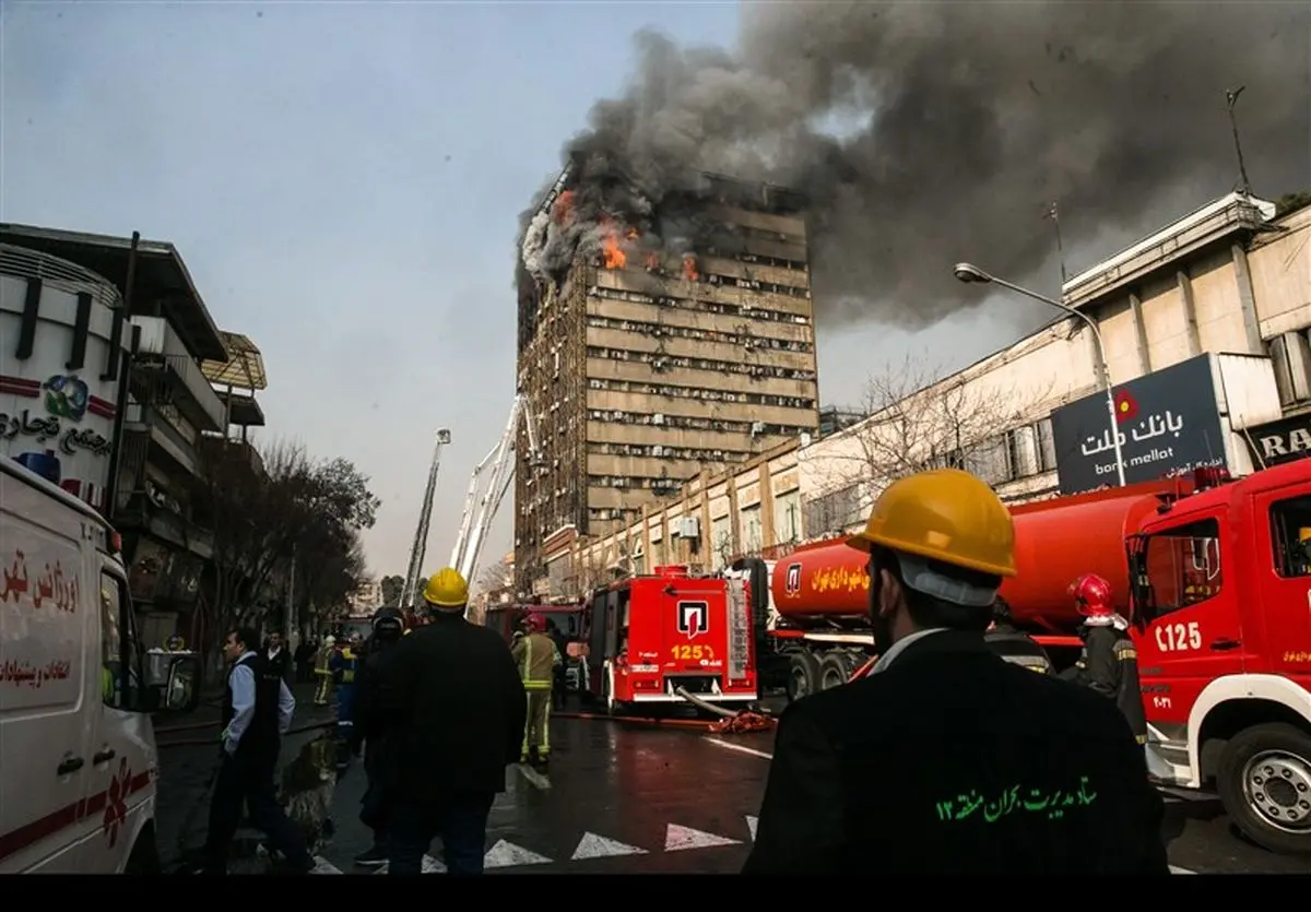 پاسخ سازمان آتشنشانی تهران به ابهامات حادثه پلاسکو