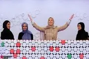دابسمش بازیگران زن در خندوانه/ رامبد رکورد زد+تصاویر