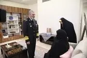 اعطای درجه سپهبدی از سوی رهبر انقلاب به فرمانده شهید با حضور سرلشکر موسوی