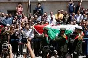 تشییع پیکر خبرنگار الجزیره در رام‌الله/گزارش تصویری