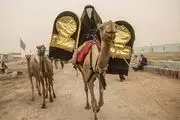 آغاز راهپیمایی کاروان نمادین اسرای کربلا/ تصاویر