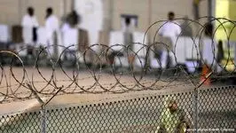 درگیری زندانیان با محافظان در زندان گوانتانامو