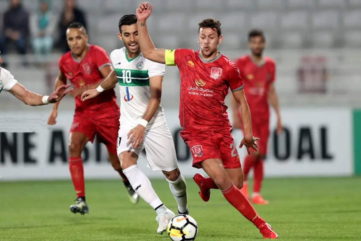 توقف الدحیل قبل از بازی با پرسپولیس