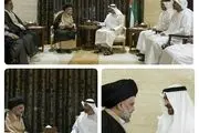 دیدار و گفتگوی رئیس جریان صدر عراق با مقامات اماراتی