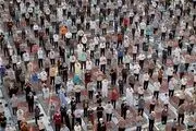 نماز عید سعید قربان در حرم مطهر رضوی/ گزارش تصویری