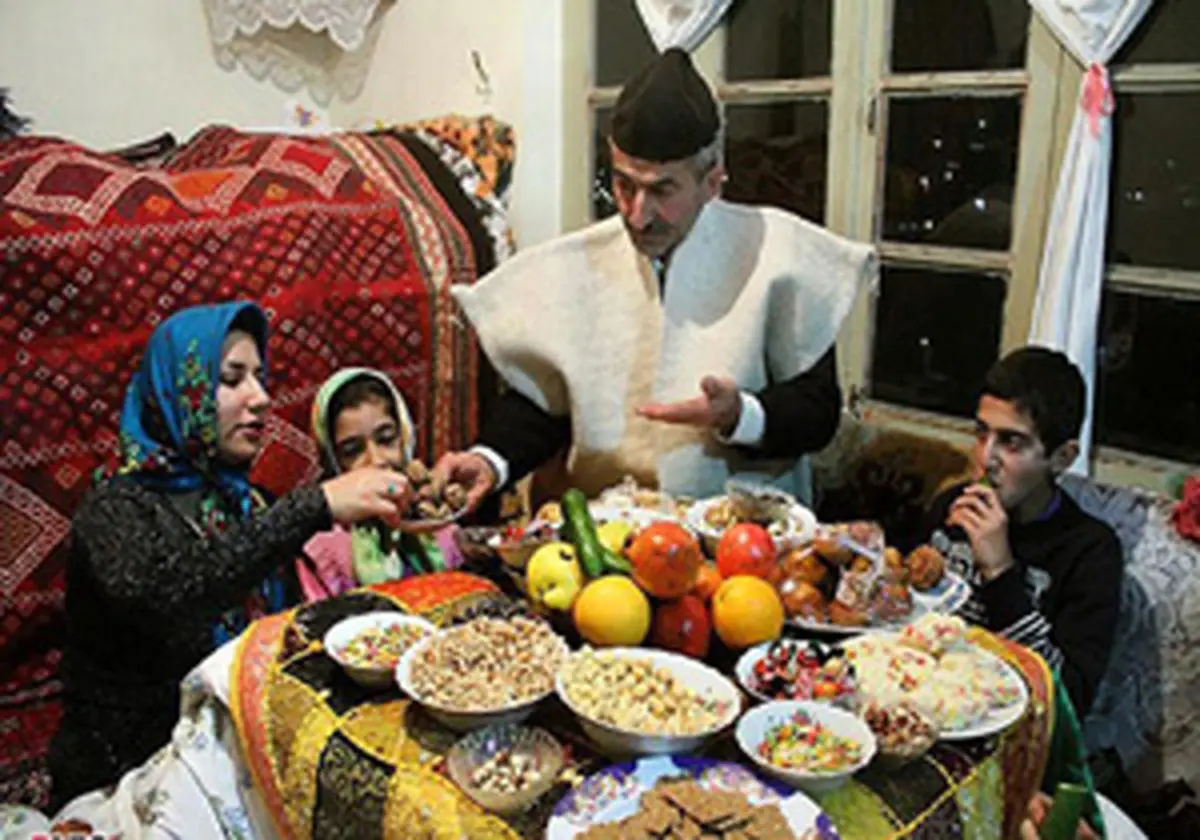 آداب
و رسوم مازندرانی ها در چله شو