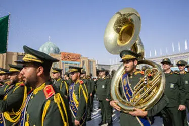 مراسم عهد سربازی و تجدید بیعت نیروهای مسلح کشور با امام زمان(عج)