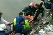 سقوط مردی در رودخانه پسیخان حین ماهیگیری + تصاویر
