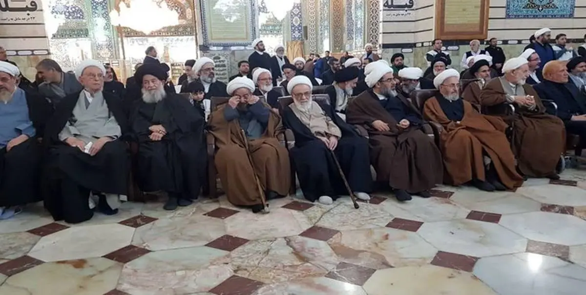 وداع مراجع تقلید با سیدالشهدای مقاومت