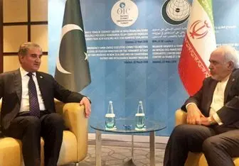 دیدار و رایزنی ظریف با وزیر خارجه پاکستان