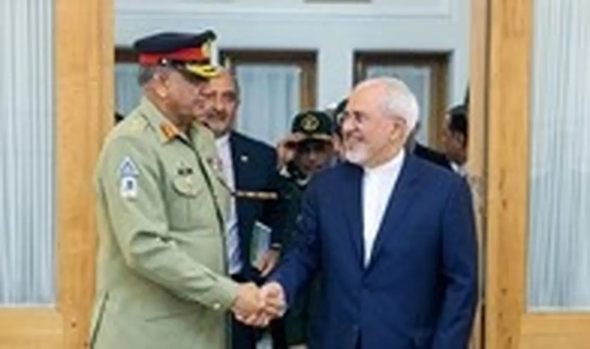 ظریف با فرمانده ارتش پاکستان دیدار کرد 