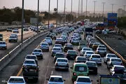 ترافیک سنگین در لاین شمالی و جنوبی آزادراه کرج