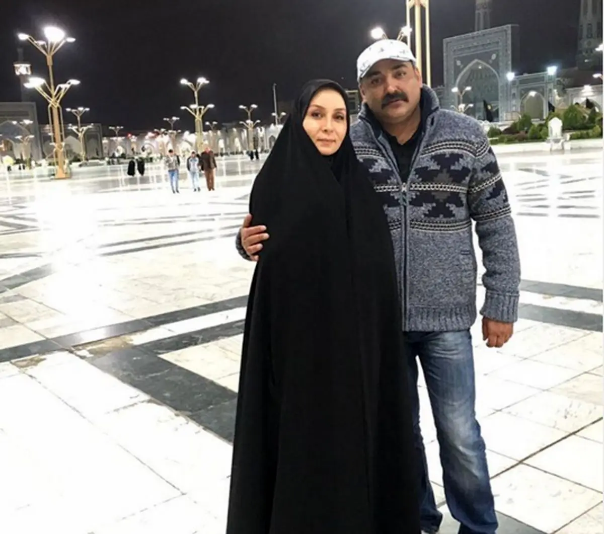جمله عاشقانه «حدیث فولادوند» خطاب به «رامبد شکرآبی»/ عکس