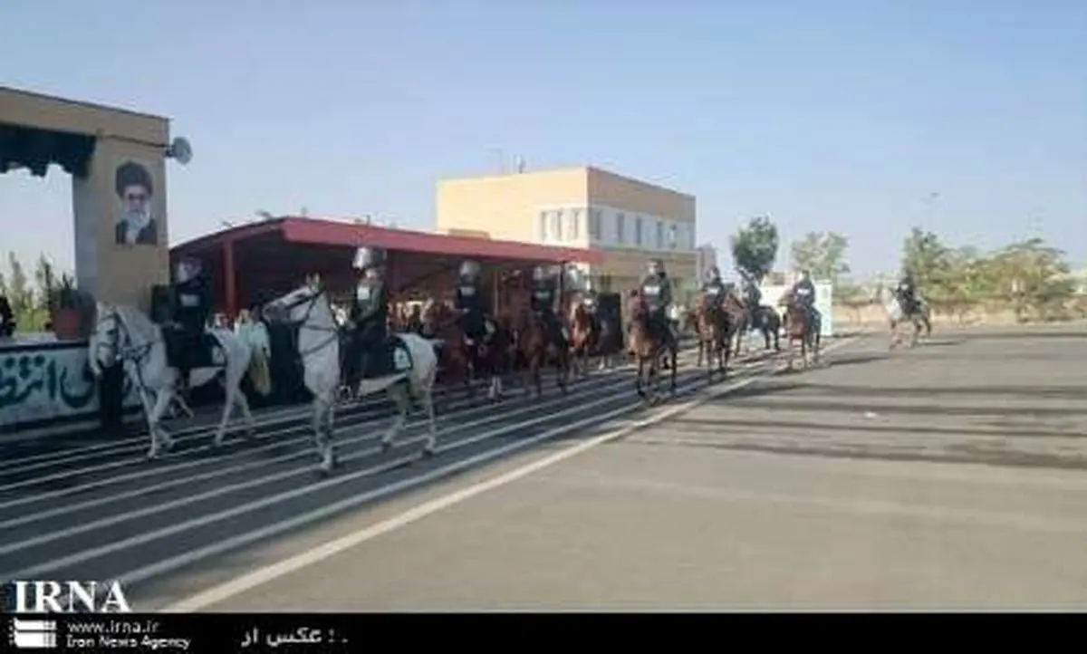اولین یگان سواره نظام پلیس درسبزوار فعال شد