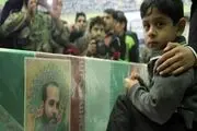 آیین وداع با پیکر هشتمین پاسدار حریم زینبی(ع) گلستان