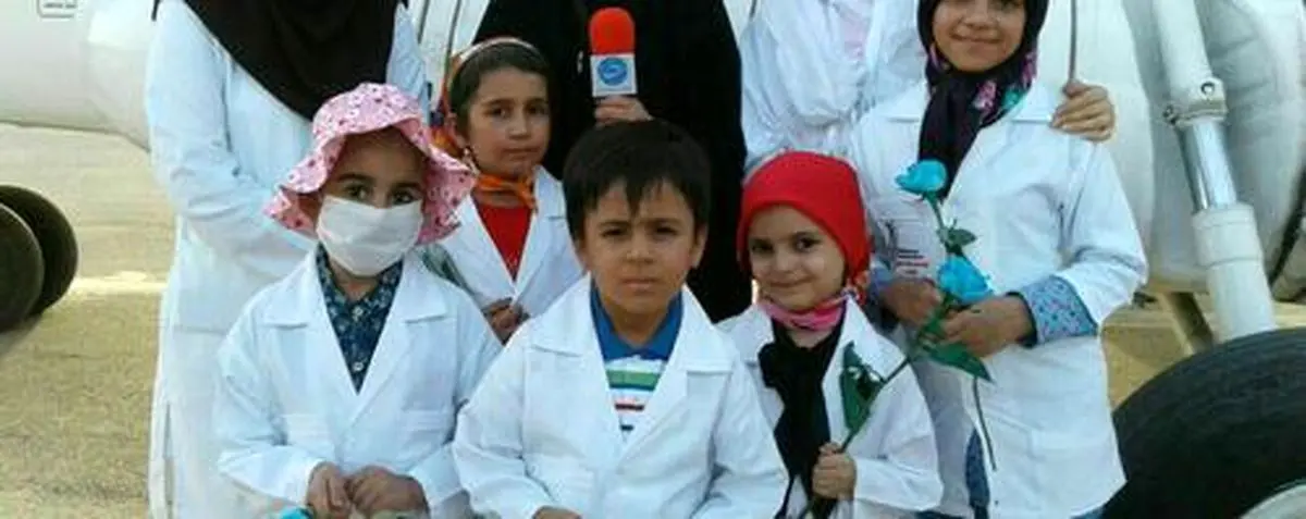 کودکان سرطانی پرواز کردند+ عکس