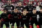 
حرکت متفاوت باشگاه الاهلی در مقابل در ورودی ورزشگاه