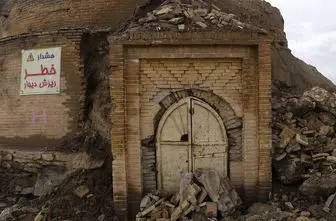 بنای تاریخی که فروریخت/ عکس